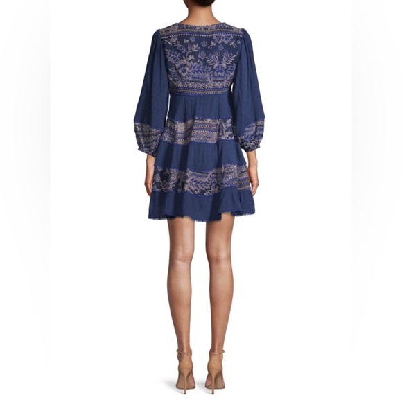 FREE PEOPLE My Love Mini Peasant Dress EUC Size - S - Picture 9 of 14